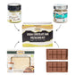 Alkis Dubai Chocolate Bar Pistachio Kit (Does Not Contain Chocolate) Bundle with 4 items : Pistachio Cream, Kataifi, Tahini, Sil