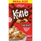Kelloggs Krave Cold Breakfast Cereal, Kids Cereal, Family Breakfast, Family Size, Chocolate, 17.3oz Box (1 Box)