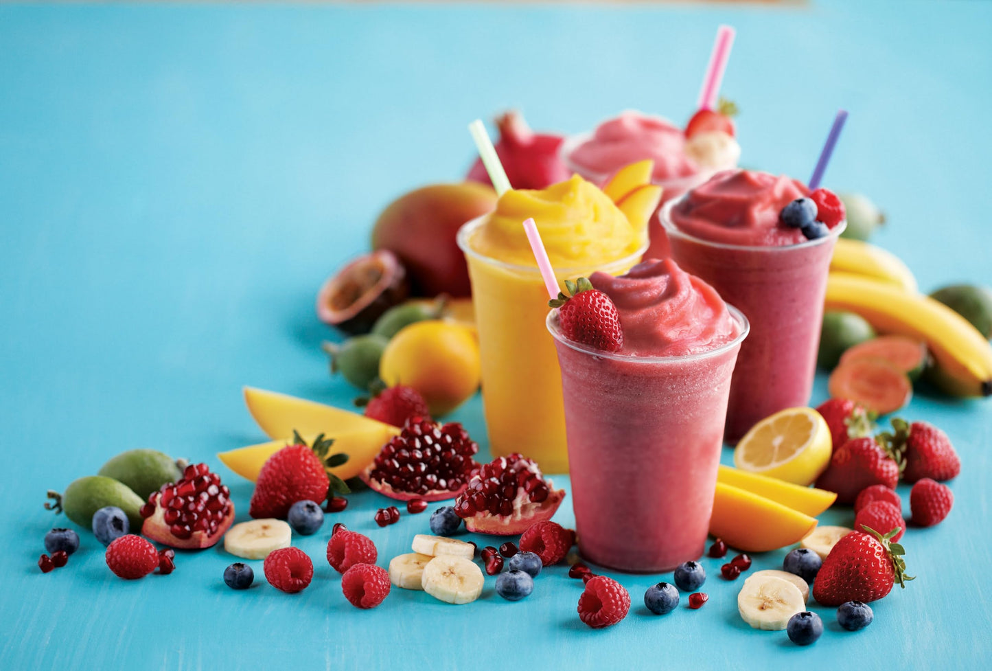 Torani Real Fruit Smootie Smoothie Mixes, Raspberry, 64 Ounce (Pack of 3)