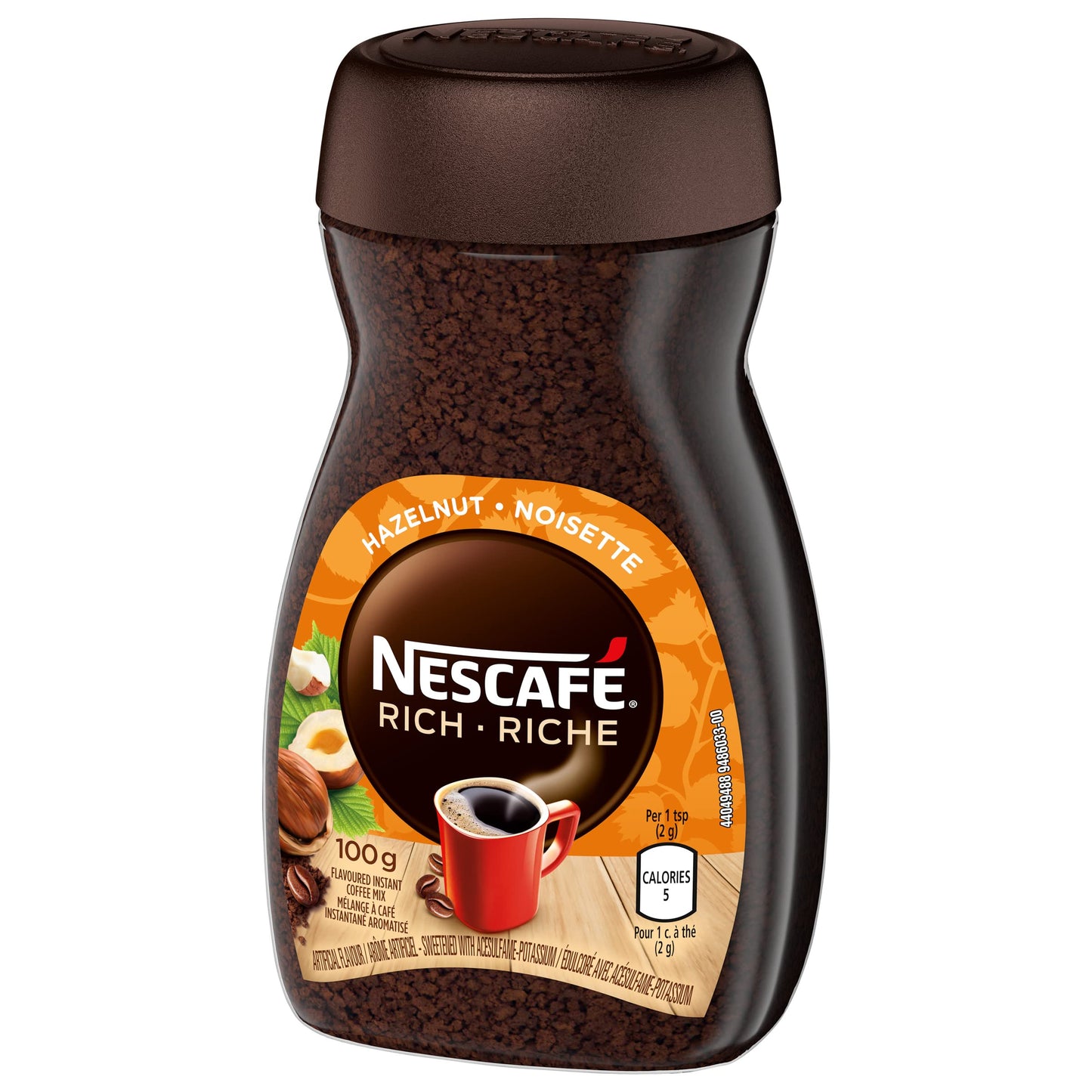Nescaf   Rich Instant Coffee, 100G (Hazelnut)