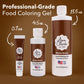 Ann Clark Mocha Brown Food Coloring Gel Large 4.5 Oz Professional Grade Made In Usa