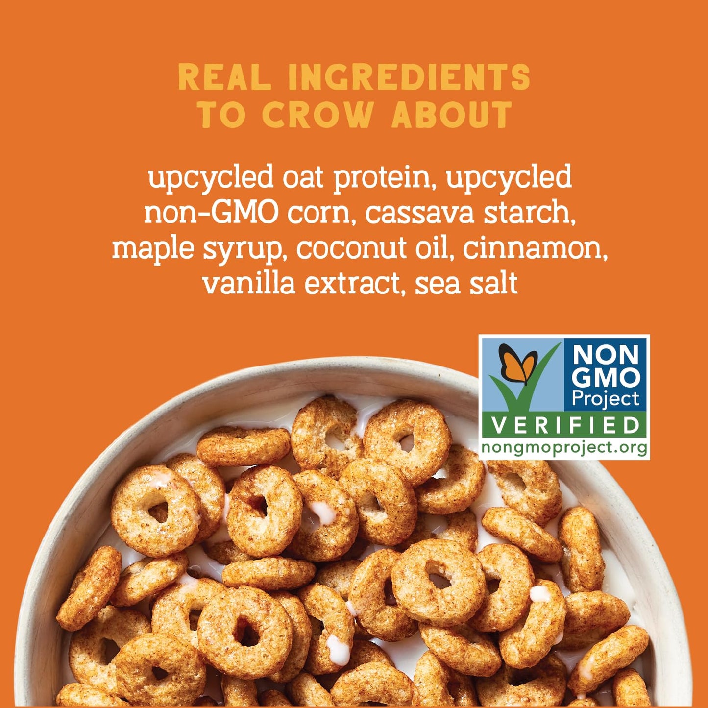 Seven Sundays Oat Protein Cereal, Maple Cinnamon, 8 Oz Bag (Pack Of 3), Gluten Free, 5G Upcycled Protein, 0G Refined Sugar, Crun