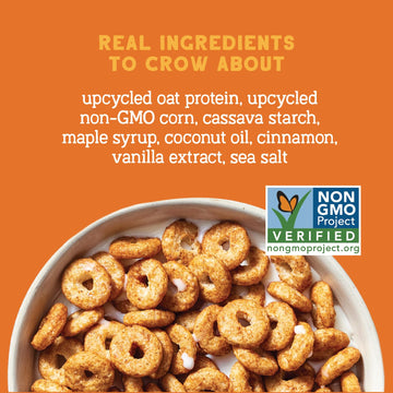 Seven Sundays Oat Protein Cereal, Maple Cinnamon, 8 Oz Bag (Pack Of 3), Gluten Free, 5G Upcycled Protein, 0G Refined Sugar, Crun