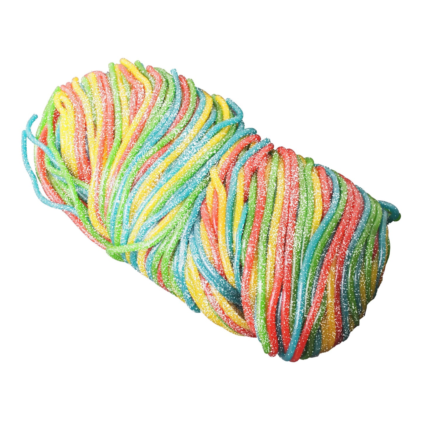 Kervan Sour Rainbow Licorice Laces - 2 lb Bulk Candy for Decorating Baked Goods and Fun Snacks