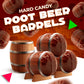 LAETAFOOD Root malt-inspired Barrels Hard Candy - 1 Pound Bag (Approx. 75 Count) - Brown