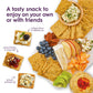 Crunchmaster Multi-Grain  Ers, Aged White Cheddar, 4 Ounce (Pack Of 12)