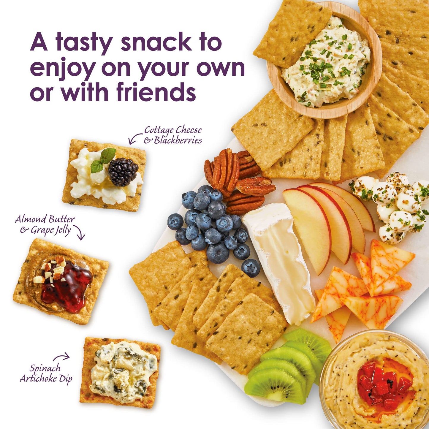 Crunchmaster Multi-Grain  Ers, Aged White Cheddar, 4 Ounce (Pack Of 12)