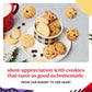 Davids Cookies Happy Holiday Assorted Cookies Bucket Sampler - 1.3Lbs Assorted Gourmet Cookies with Chocolate Chip Brownies and