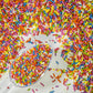 100% NATURAL RAINBOW SPRINKLES - NATURAL COLOR, DAIRY FREE, NUT FREE, GLUTEN FREE, SOY FREE, VEGAN, EGG FREE AND KOSHER ,1.5 LBS