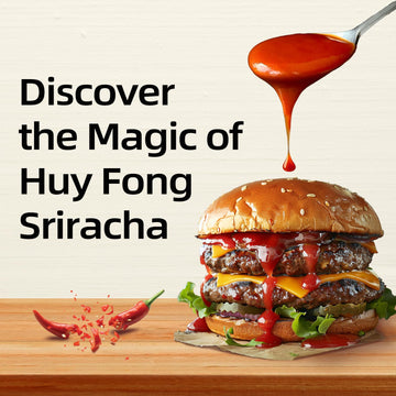 The Original Huy Fong Sriracha, 17 Oz Hot Chili Sriracha, 17 Onuce Spicy Flavor Hot Sauce W/Chili Pepper, Pack Of 1