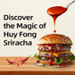 The Original Huy Fong Sriracha, 17 Oz Hot Chili Sriracha, 17 Onuce Spicy Flavor Hot Sauce W/Chili Pepper, Pack Of 12