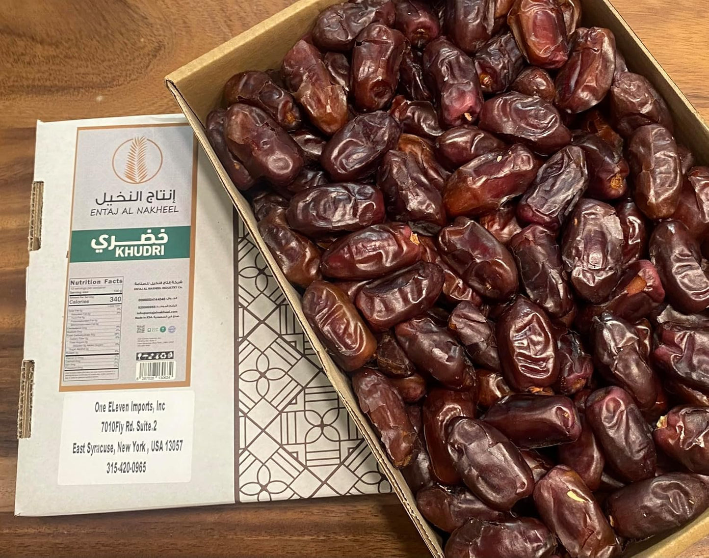 Premium Khudri Dates, 6.6 Lbs (3 Kg) - Jumbo Whole Dates, Naturally Sweet Dates Box, Nutrient-Rich, High In Fiber & Antioxidants