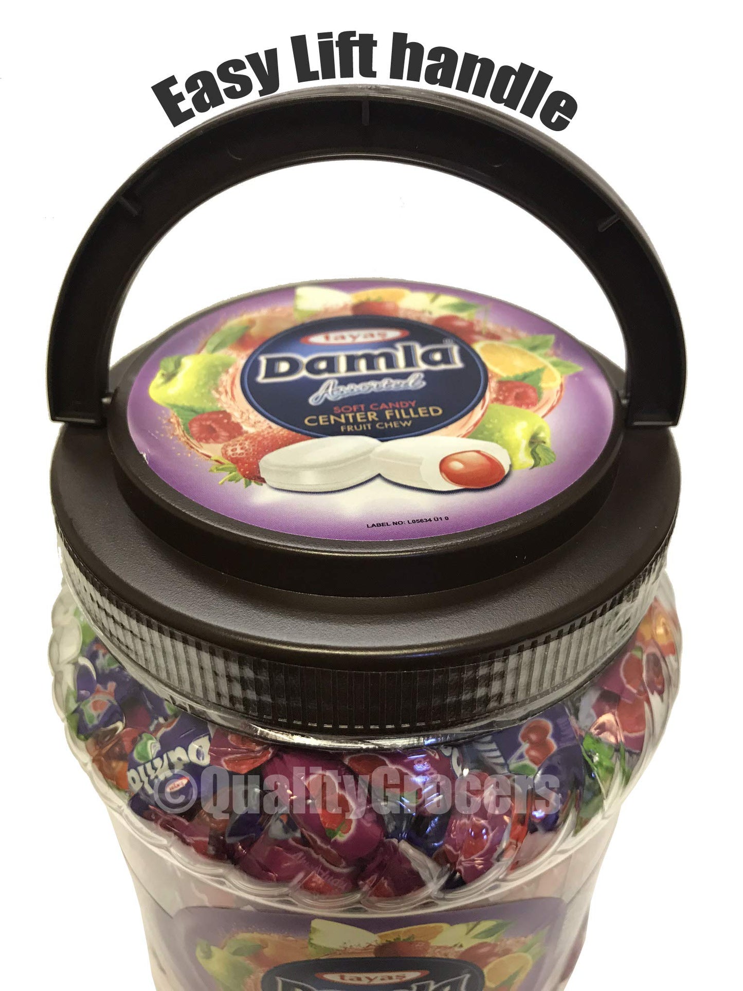 Damla Assorted Soft Candy Center Filled Fruit Chew 850 gram, 29.98 ounce