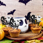 24Pcs Ghost Oh Baby Cupcake Toppers Glitter Gender Reveal Baby Shower Spooky Halloween Cupcake Picks For Halloween Theme Baby Sh