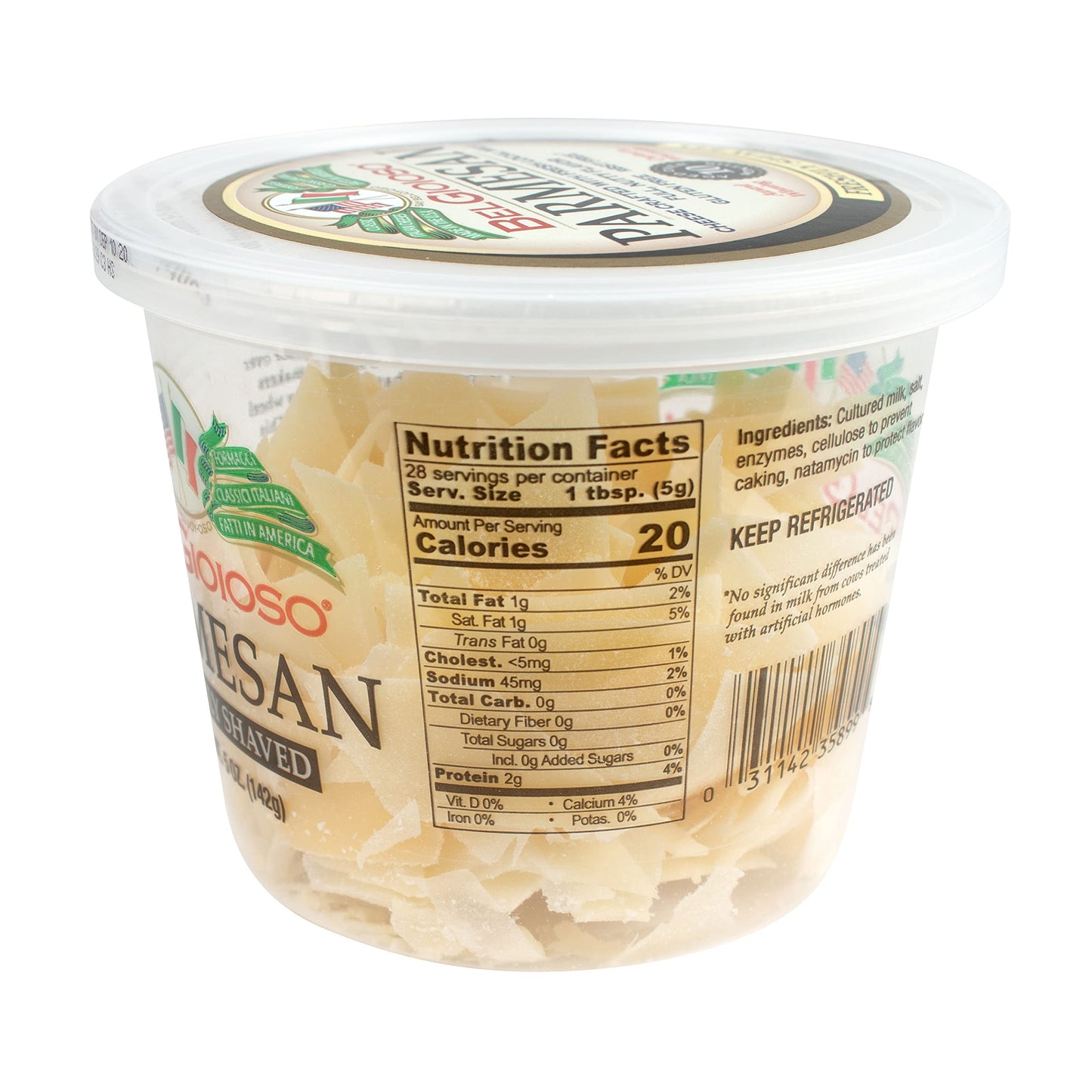 Bel Gioioso, Shaved Parmesan Cup, 5 oz
