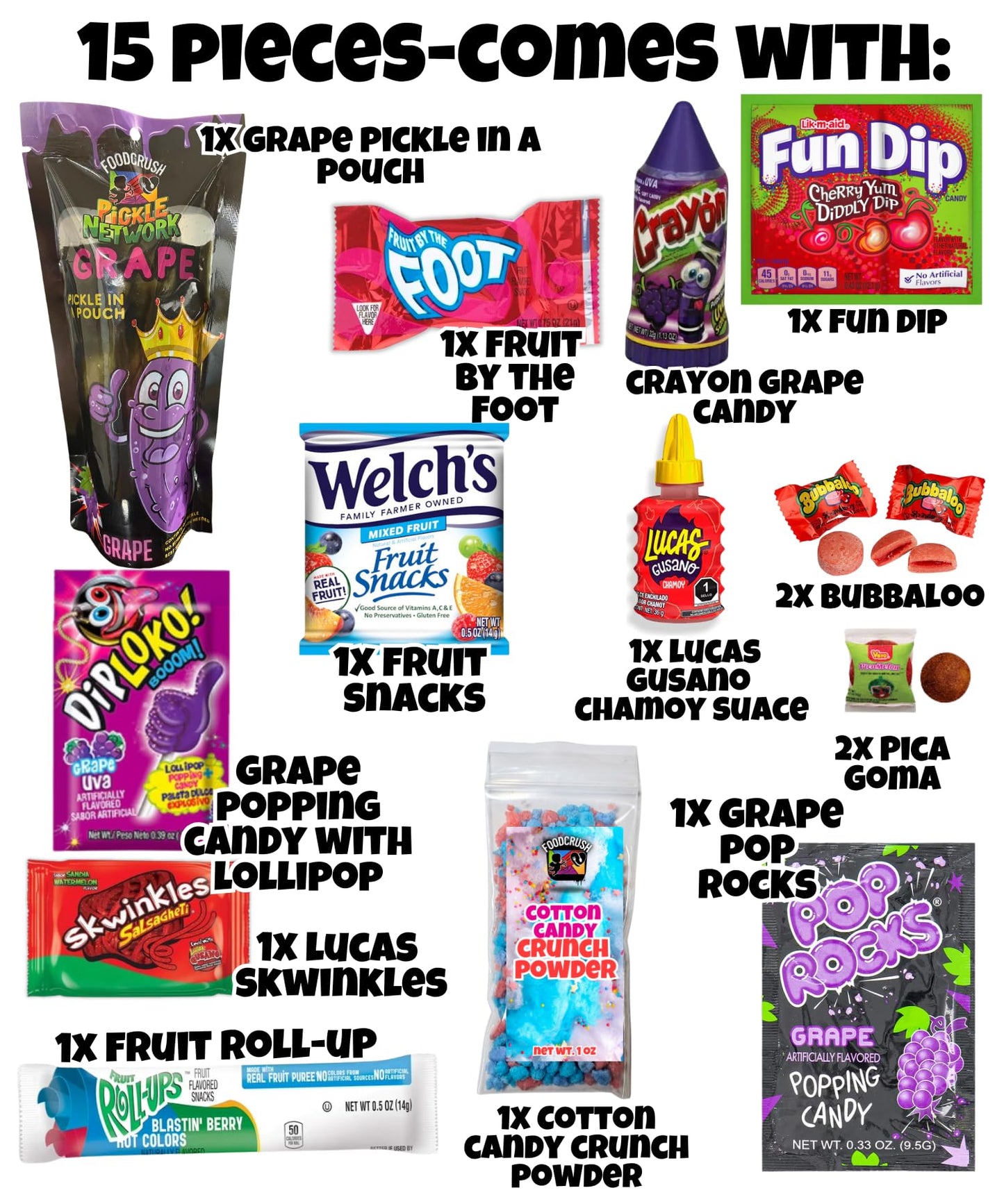 Deluxe Grape Pickle Kit (15 Pieces) By Food Crush