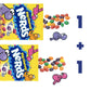 Big Chewy Candy, 6 Oz Peg Bag, 2 Pack - Fruity Flavors & Crunchy Shell With Soft Chewy Center - Includes Orange, Lemon, Strawber