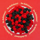 Berries Gummy Candy | 1-Pound Bag | Crunchy Raspberry And Blackberry Chews