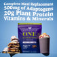 VitaHustle All-in-One Nutrition Shake  Blueberry Cobbler - Plant Based Protein Powder by Kevin Hart - Vegan Meal Replacement Shake with KSM66 Ashwagandha & 86+ Superfoods - Organic Meal Replacement Powder