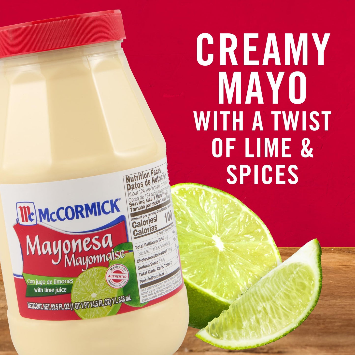 McCormick Mayonesa (Mayonnaise) with Lime Juice  62.5 fl oz