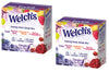 Singles To Go! WelchS Powdered Drink Mix Variety Pack - 40Ct  4 Delicious Flavor In Each Box  Grape  Passionfruit  Strawberry Peach And Cherry Pomegranate (Pack Of 2)