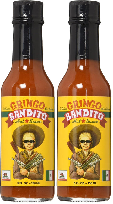 Gringo Bandito Hot Sauce, 5 fl oz (Pack of 2)