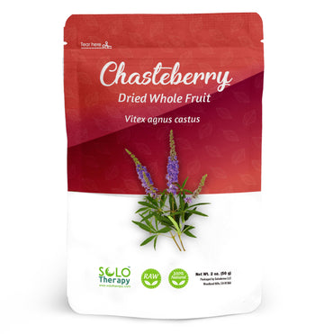 Chasteberry Vitex Herbal Tea 56 Grams- Chasteberry Dried Fruits - Resealable Bag - 56 Grams - Premium Quality (Chasteberry Vitex)