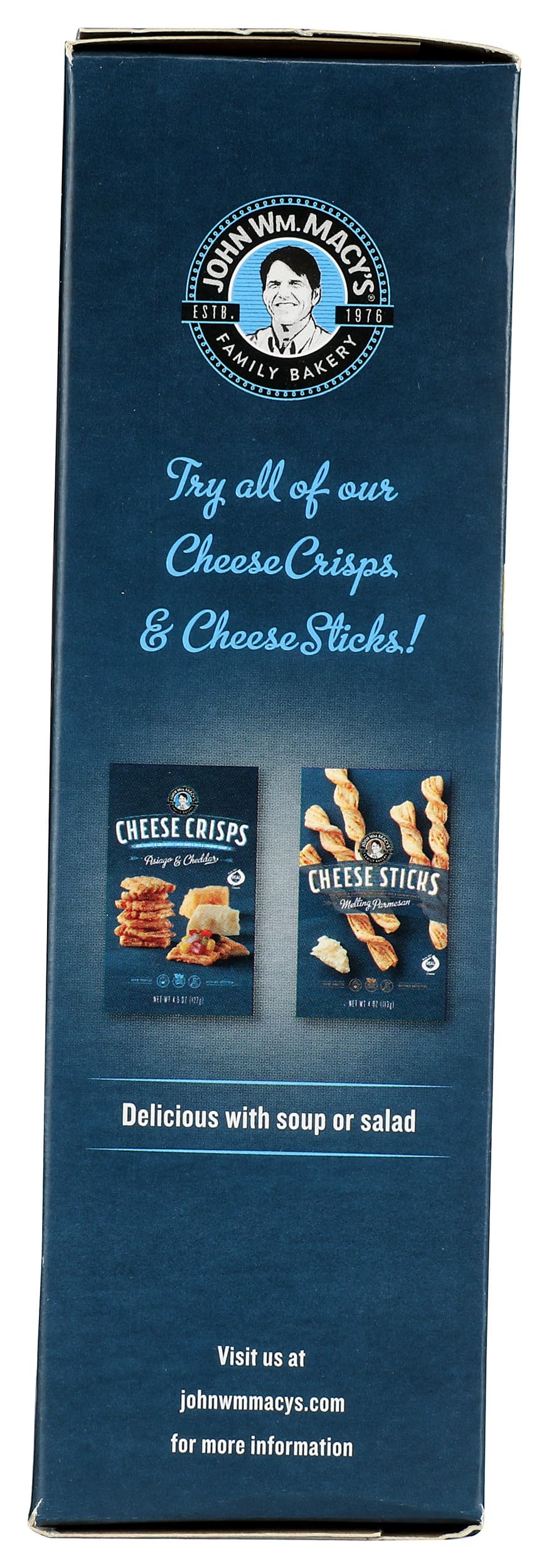 JOHN MACYS Cheesesticks Original Cheddar, 4 OZ