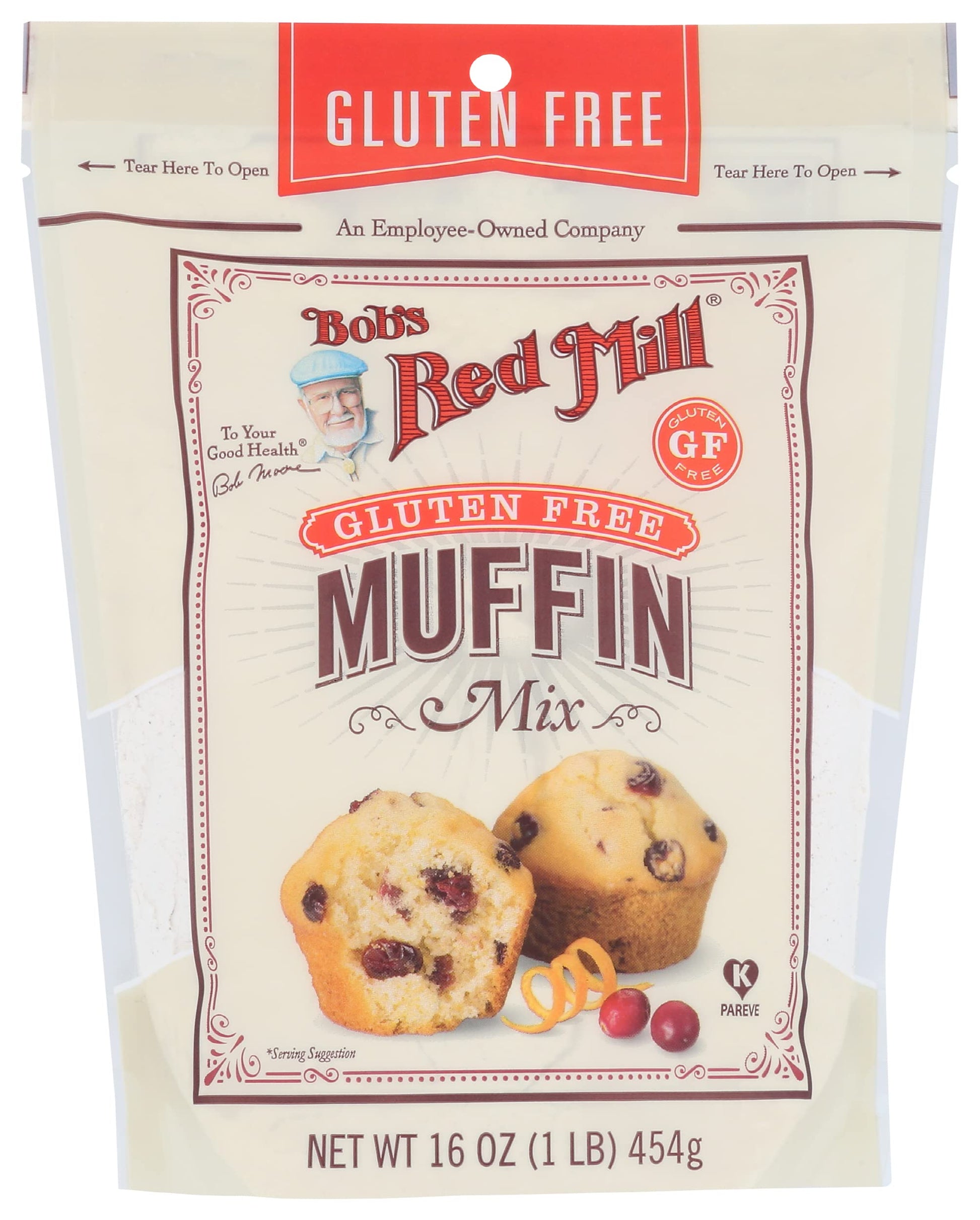 Bobs Red Mill MIX MUFFIN, 16 Ounce, Pack of 4