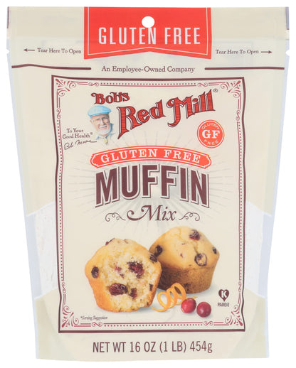Bobs Red Mill MIX MUFFIN, 16 Ounce, Pack of 4