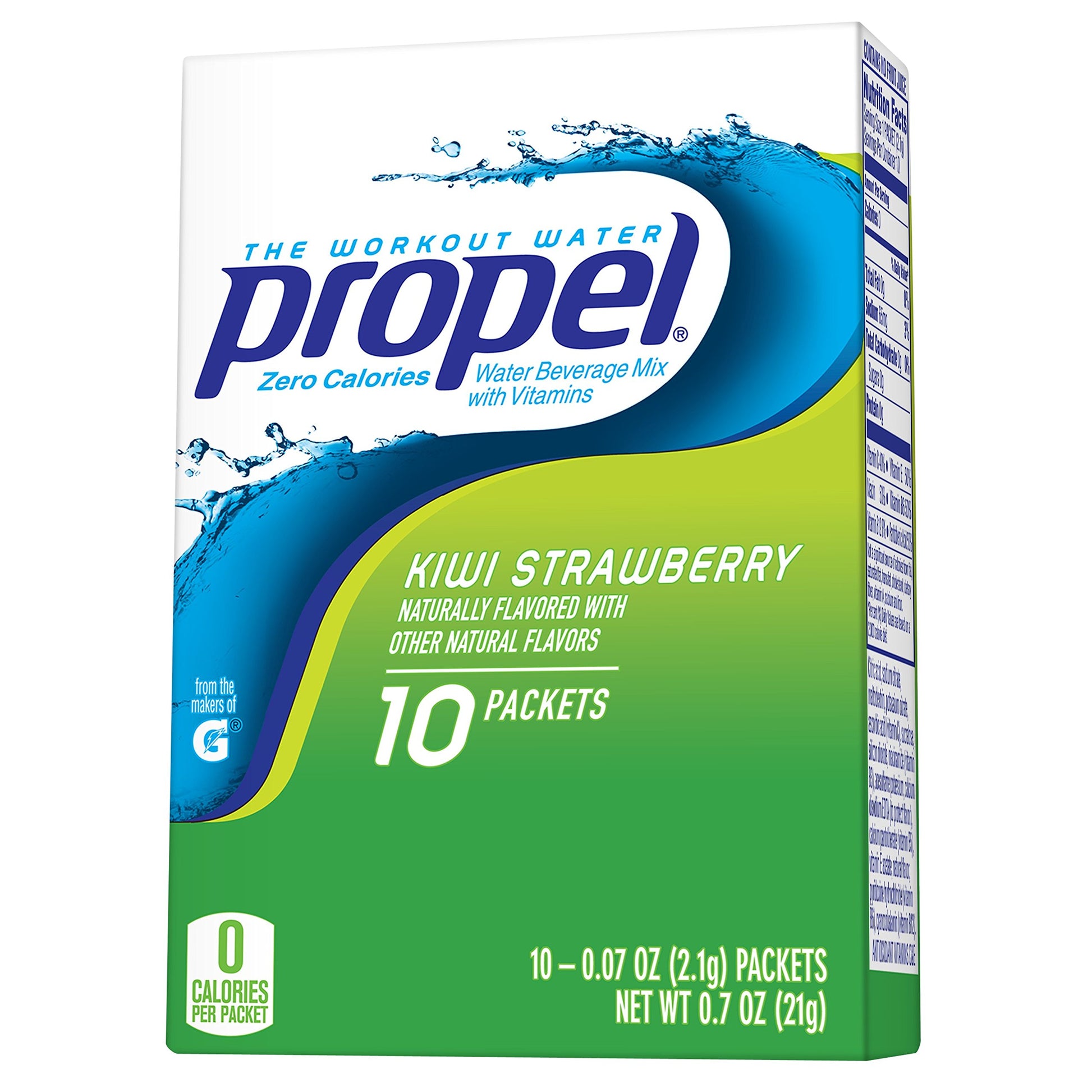 Propel Powder Packs, Kiwi Strawberry, 10 Count (Pack Of 1)