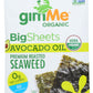 Gimme Organic Avocado Oil Sea Salt Roasted Seaweed, 0.92 Oz