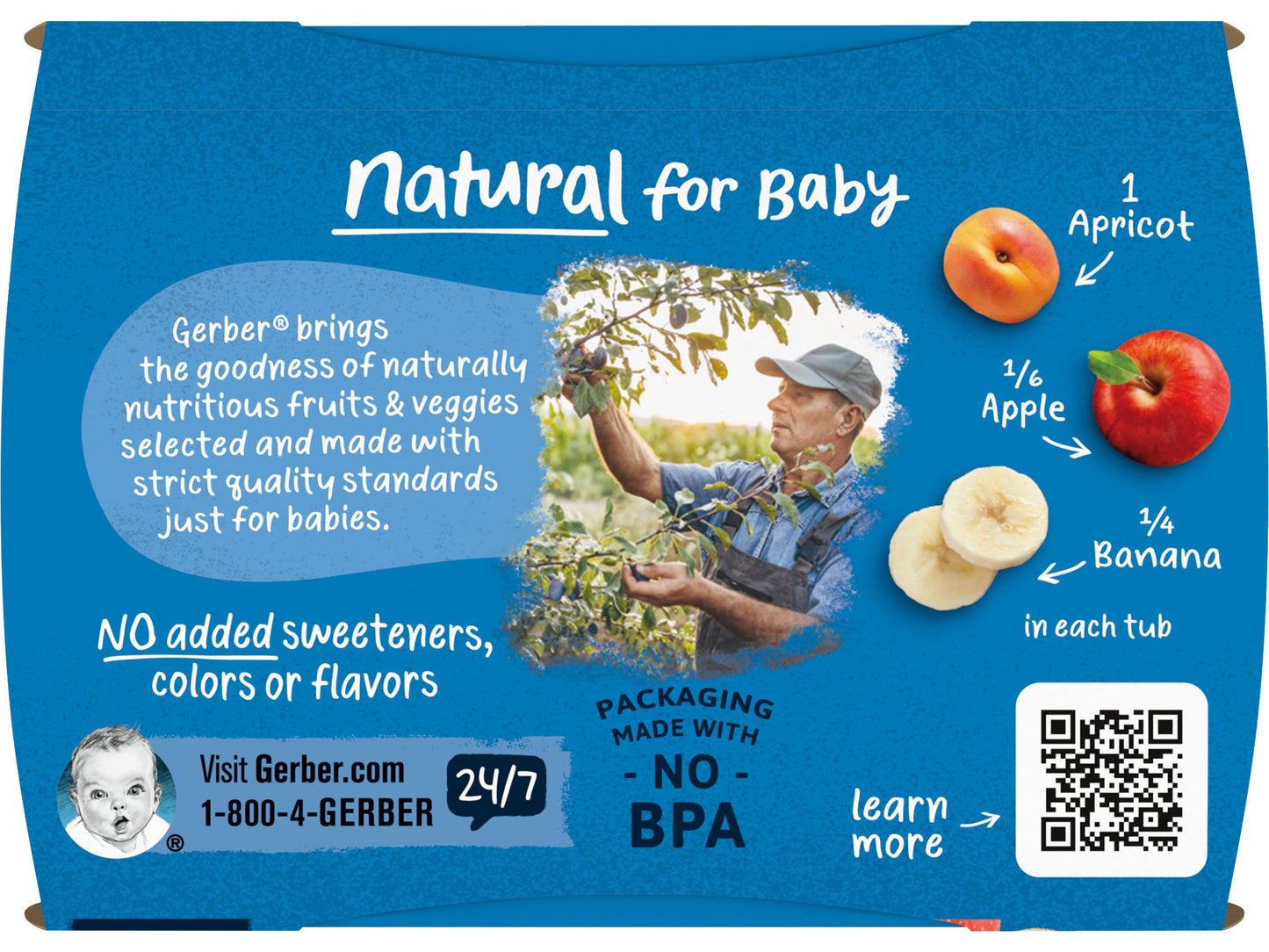 Gerber Baby Food, 2Nd Foods (Apricot Mixed Fruit)