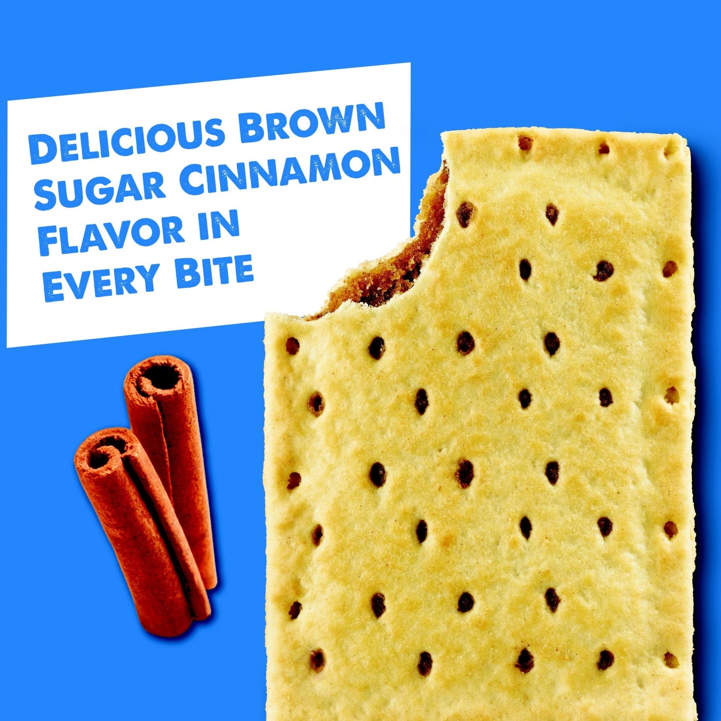 Pop-Tarts Toaster Pastries, Breakfast Food And Kids Snacks, Unfrosted Brown Sugar Cinnamon, 10.15Lb Case (96 Count)
