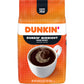 Dunkin Midnight Dark Roast Ground Coffee, 18.4 Ounce Bag, Pack of 6
