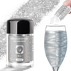 CRPTHE Silver Luster Dust Edible 5g, Edible Glitter for Drinks, Food Grade Glitter Shimmer Sprinkle Powder for Cocktails, Baking