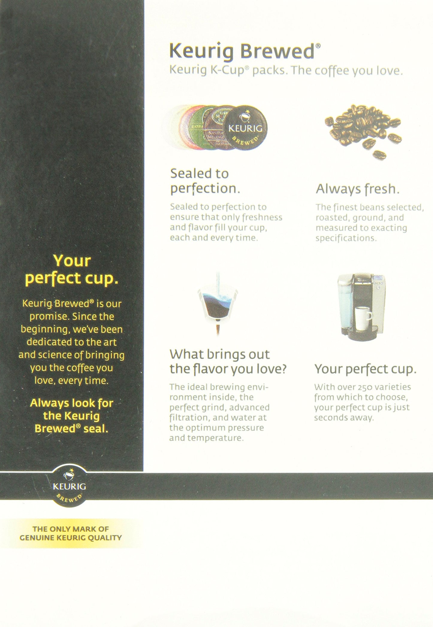 Barista Prima Decaf Coffee K-Cup, Italian Roast, 24 Count, White, Model 99555066241