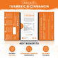 Nutra Tea - Turmeric & Cinnamon Tea - 40 Tea Bags - Herbal Tea - (2 Pack)