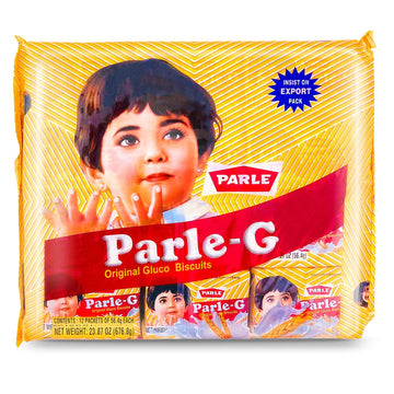 Parle G Original Gluco Biscuits, Product Of India, Value Pack (12 Packets Of 56.4G)