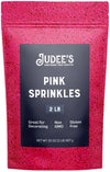 Judee's Gluten Free Pink Sprinkles 2 lb - Gluten-Free and Nut-Free - Brighten Up Your Baked Goods - Great for Cookie and Cake De