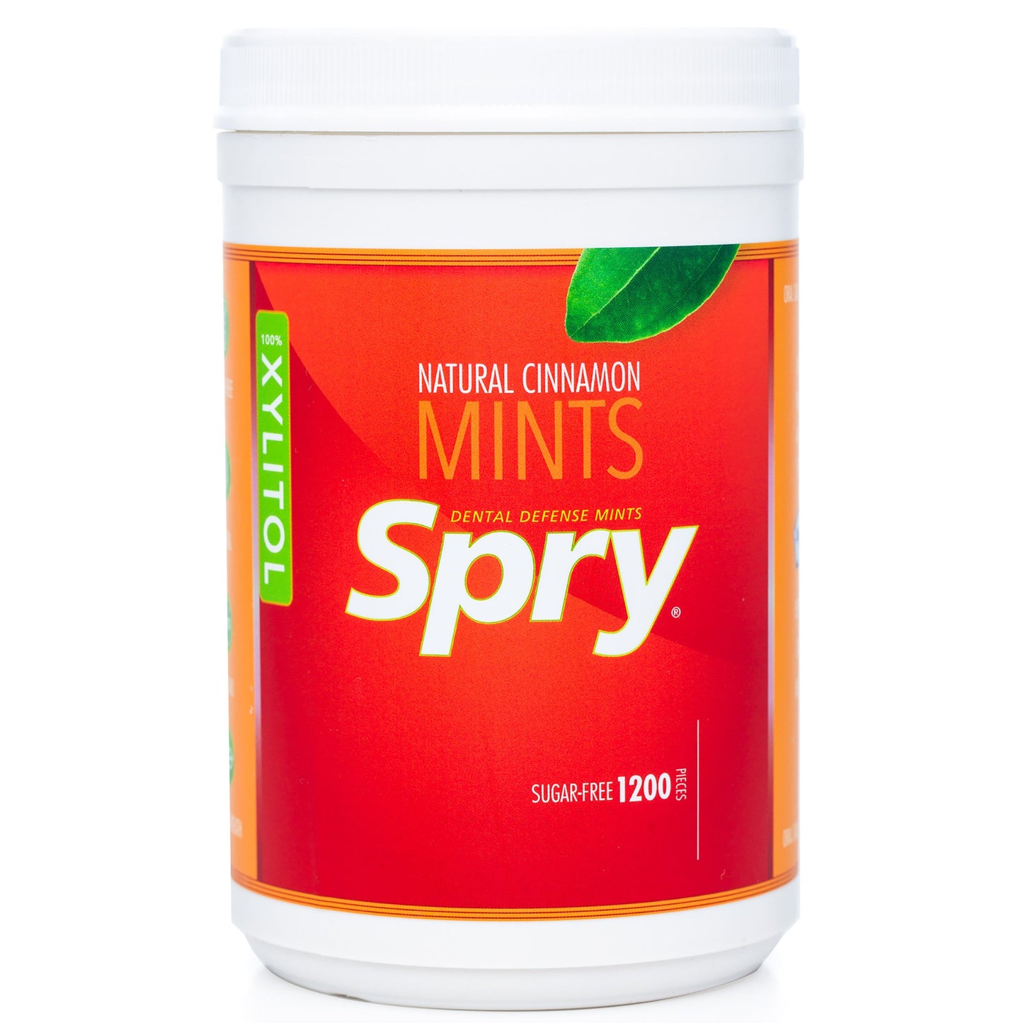 Spry Xylitol Cinnamon Mints Sugar Free Candy - 1200 Count Pack of 1
