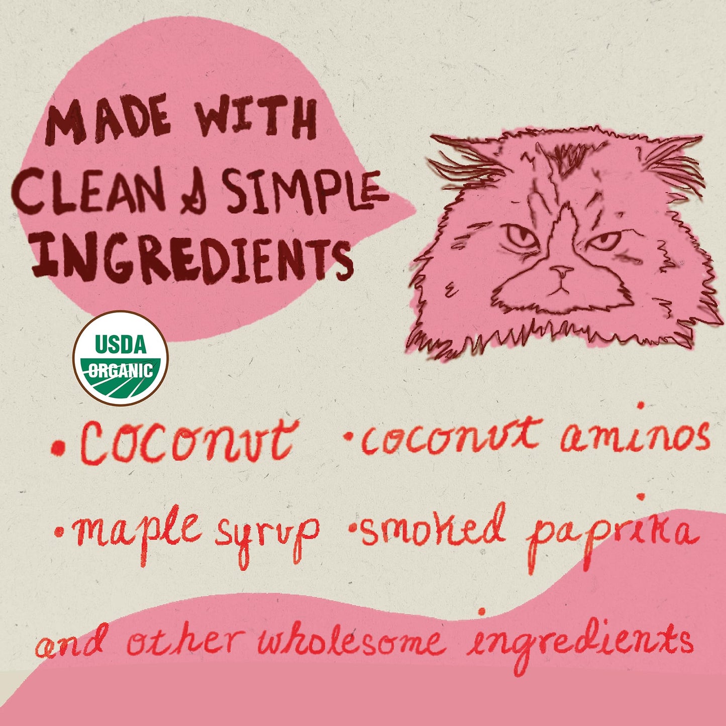 Madly Hadley Plant-Based Bacon Bits, Organic Vegan Snack, Gluten & Soy Free, 2 Packs of 3oz, Original Flavor