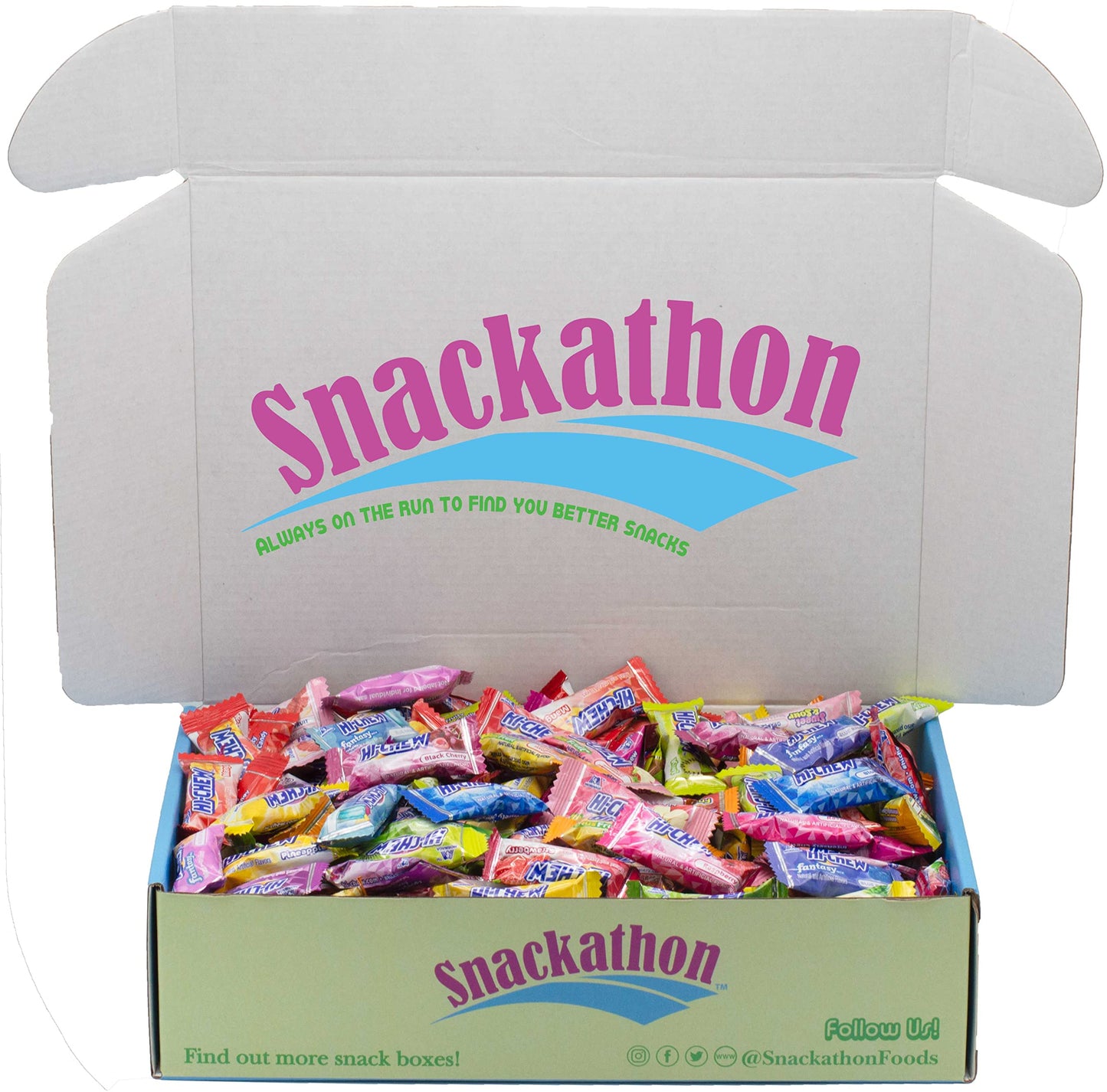 Fruit Chew 20 Flavors, Bulk 330+ Pieces, 4 Pound (Strawberry, Mango, Green Apple, Grape, Pineapple, Kiwi, Dragon Fruit, 3 Berrie
