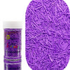 SE Si&Moos Purple Jimmies Sprinkles Purple Sprinkles for Cake Decorating Edible Crunchy Jimmies for Topping Ice Cream, Cookies, 