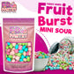 Freeze Dried Fruit Bursts Candy - Mini Sour L Hard Candy Mix 5Oz Treat Snack Gift Bag Cherry, Strawberry, Blue Raspberry, Waterm