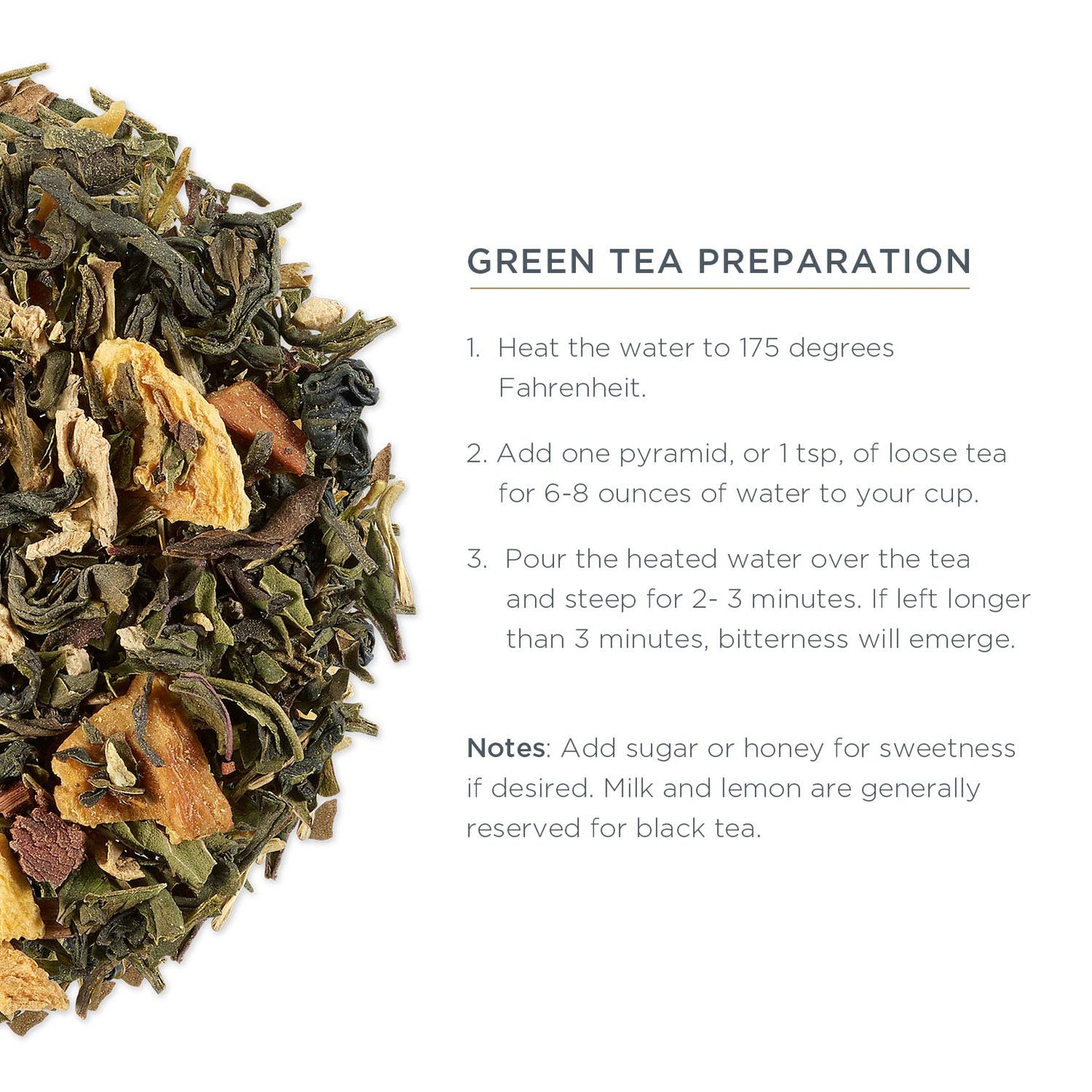 Tea Forte Organic Green Tea, Makes 35-50 Cups, 3.53 Ounce Loose Leaf Tea Canister, Green Mango Peach