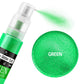 DecorRom Edible Glitter Spray - 3/4oz Luster Dust, Food Grade Shimmer Powder for Cake Decorating, Green