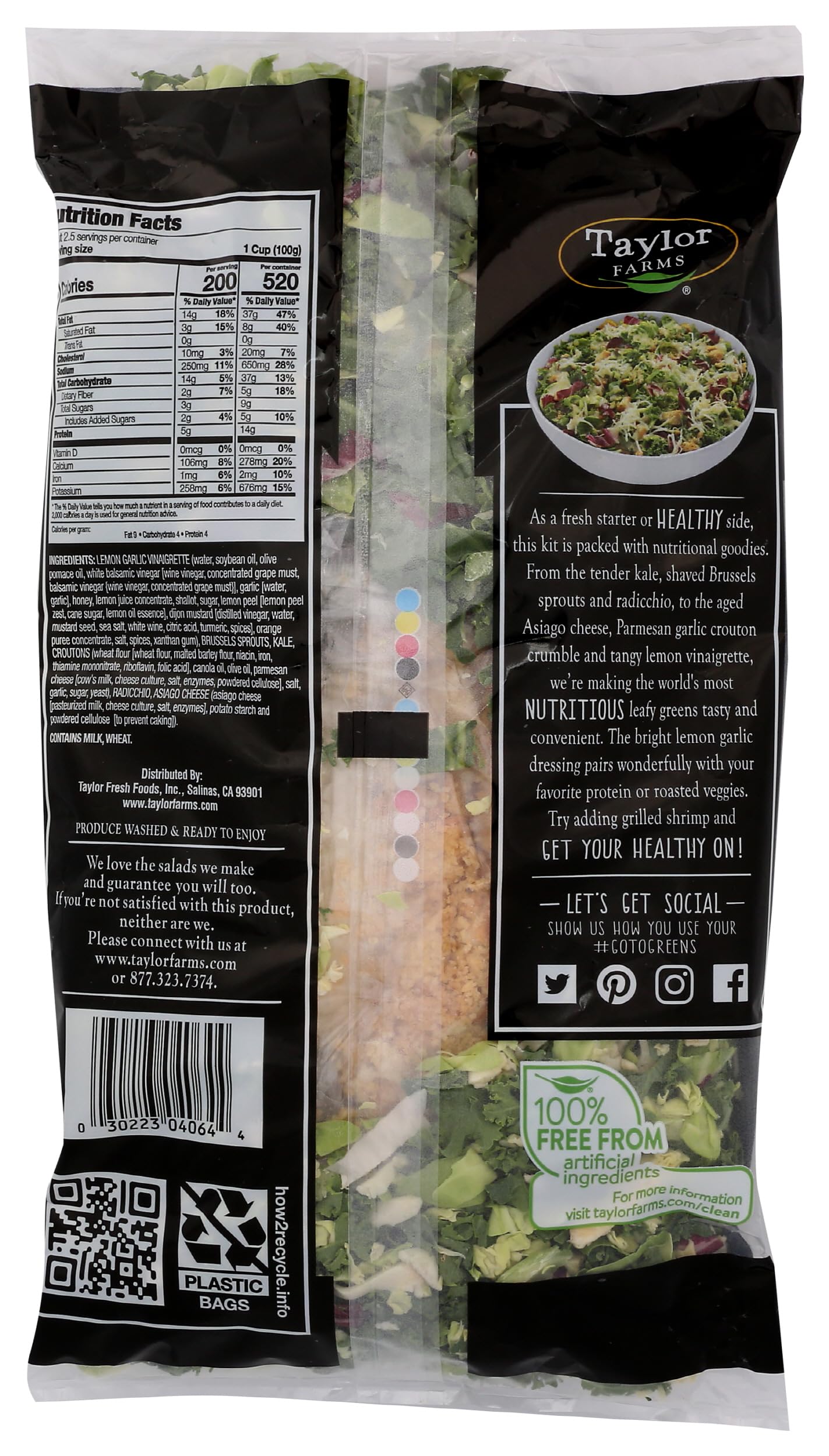 Taylor Farms Asiago Kale Chopped Salad Kit 9.3oz