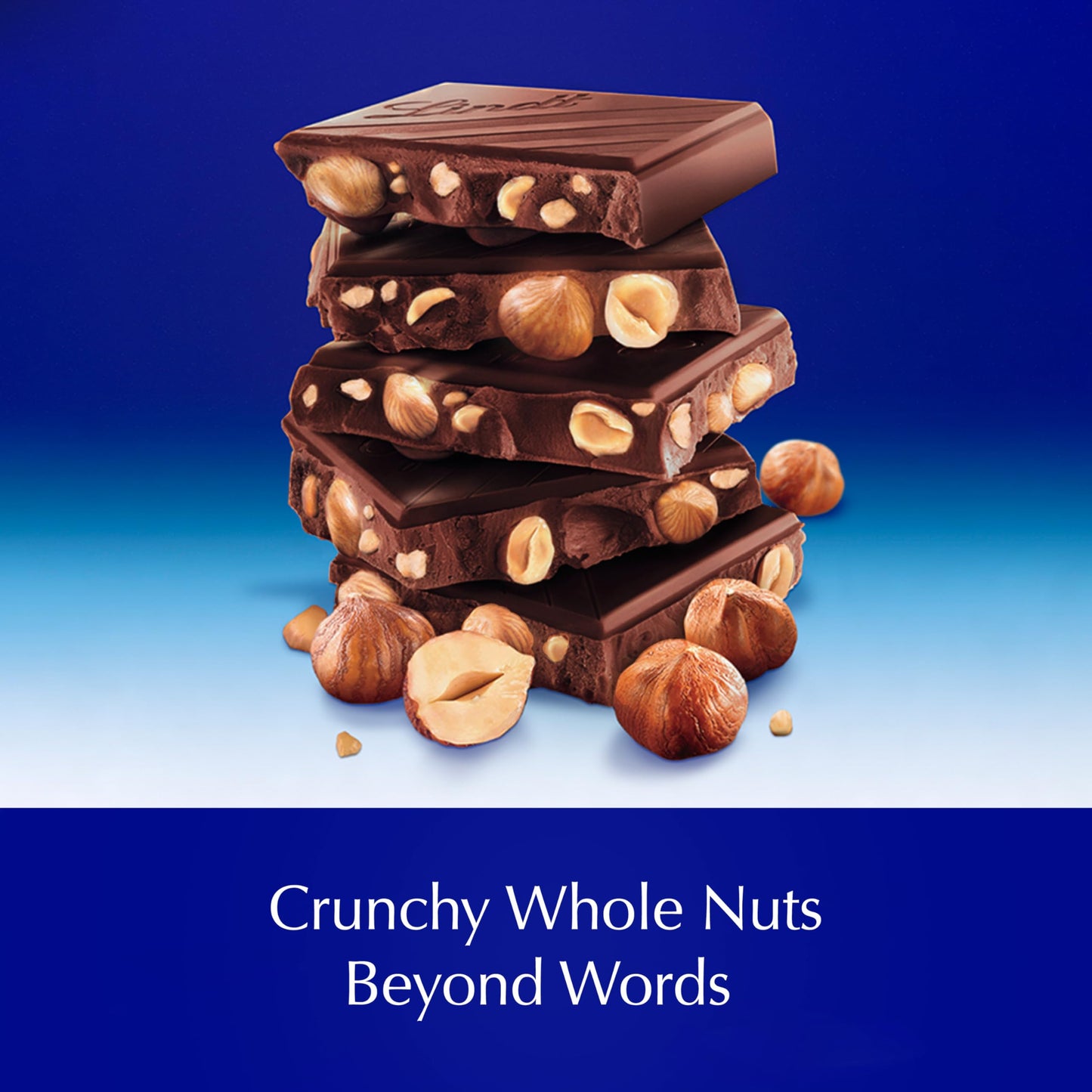 Lindt Classic Recipe Whole Hazelnut Dark Chocolate Candy Bar, Dark Chocolate Candy, 5.3 Oz. (14 Pack)
