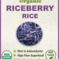 Organic Riceberry Rice - Purple Thai Black Jasmine Rice - Premium Freshness - Small Lot Harvest Direct From Our Farm To Your Tab